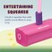 New Bounce Foam Pogo Stick Jumper for Kids 100% Safe, Bouncy Toy for Toddlers Fun Foam Hopper for Children Squeaks with Each Hop Great Gift for Girls and Boys (Pink)
