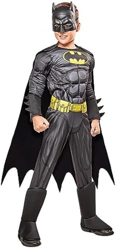 Rubie's Boys DC Comics Deluxe Batman Costume, Small, Multicolor
