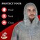 Armory Replicas Medieval Chainmail Coif Armor, 18.75 Inches, Silver, One size