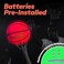 GlowCity Glow in The Dark Basketball for Teen Boy - Glowing Red Basket Ball, Light Up LED Toy for Night Ball Games - Sports Stuff &amp; Gadgets for Kids Age 8 Years Old and Up. Great Gift for Boys &amp; Girls