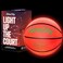 GlowCity Glow in The Dark Basketball for Teen Boy - Glowing Red Basket Ball, Light Up LED Toy for Night Ball Games - Sports Stuff &amp; Gadgets for Kids Age 8 Years Old and Up. Great Gift for Boys &amp; Girls