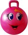 AppleRound Hippity Hoppity Hopball with Ball Pump, 18in/45cm Diameter for Age 3-6, Kangaroo Bouncer, Space Hopper Ball with Handle for Children, Printed Design