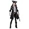 California Costumes (large) - High Seas Captain Girl Child Costume - Black