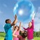 Wubble Super Bubble Ball - Blue (With Pump)   Looks Like a Bubble, Plays Like a Ball!   Inflates to 80cm Tall   Outdoor Garden Toys   Ages 6+