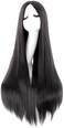 MapofBeauty 40 Inch/100cm Fashion Straight Long Costume Anime Wig (Black)