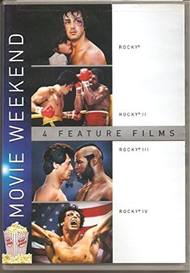 DVD Rocky / Rocky II / Rocky III / Rocky IV