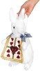 Leg Avenue Women's, Rabbit Purse White/Gold, One Size