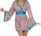 Rubie's Forum Novelties Women's 60's Generation Mod Wild Swirl Costume Dress, Rainbow, Medium/Large
