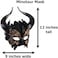 Rubie's Forum Novelties Mythical Creature Halfmask, As Shown, One size