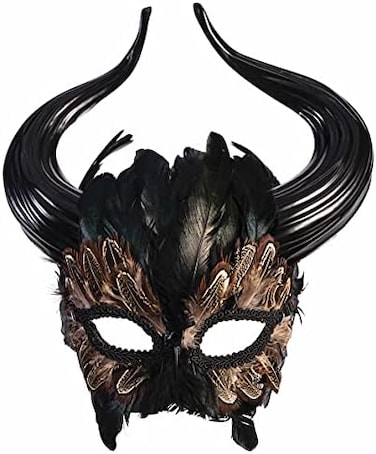 Rubie's Forum Novelties Mythical Creature Halfmask, As Shown, One size