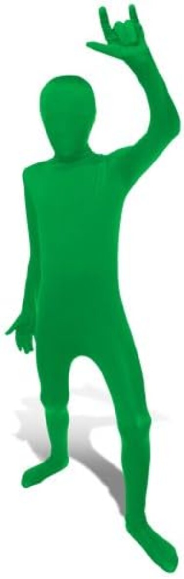 Morphsuits OriginalKids Fancy Dress Costume - Green Small (Age 6-8) S KSGRS