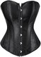Kranchungel Corsets for Women Plus Size Corset Overbust Waist Cincher Bustier Lace Up Corset Top