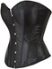 Kranchungel Corsets for Women Plus Size Corset Overbust Waist Cincher Bustier Lace Up Corset Top