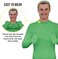 Morphsuits MSUIT Second Skin Halloween Fancy Dress Costume, Green, XXL