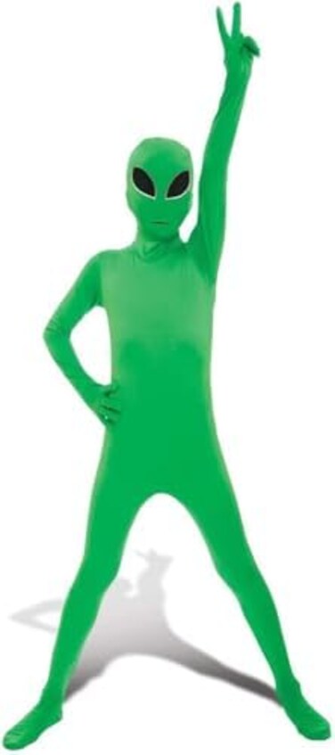 Morphsuits Alien Costume for Kids, Boys Halloween Suit, Child Size M