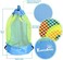 EocuSun Large Mesh Beach Bag Tote Durable Sand Away Drawstring Beach Backpack Swim and Pool Toys Balls Storage Bags Packs, Stay Away from Sand and Water, Toy Not Included