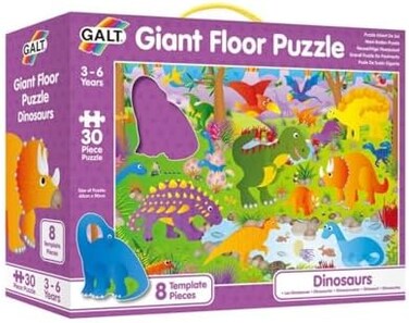 GALT TOYS - GIANT FLOOR PUZZLE, DINOSAURS