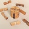 SiamMandalay Powder Keg: Wooden Puzzles for Adults an Interlocking 3D Cylinder Brain Teasers from with SM Gift Box (Pictured)