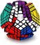 Ganowo Megaminx Speed Cube 5x5 Kilominx Gigaminx Cube Puzzle Games Twist Fidget Toys for Kids (5x5 Megaminx Black)