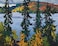 Pomegranate Lawren S. Harris: Montreal River 1000-Piece Jigsaw Puzzle