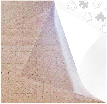 PUZZLE EZ Extra Large Clear Puzzle Glue Sheets Puzzle Saver Peel and Stick - Preserve 1000 Piece Puzzle in Minutes
