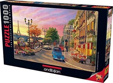Anatolian Seine Sunset Puzzle, PER1004, 1000 Pieces, Brown/a