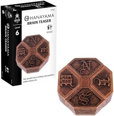 Bepuzzled Hanayama 7185 News Brain Teaser Puzzle
