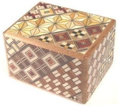 Japanese Puzzle Boxes Yosegi Box 2.5 sun 12 steps