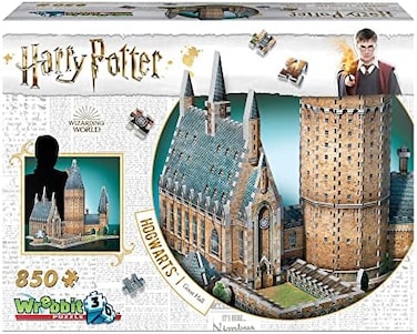 Wrebbit 3D - Harry Potter Hogwarts Great Hall 3D Jigsaw Puzzle - 850Piece