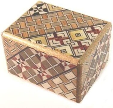 Japanese Puzzle Boxes Koyosegi 2 Sun 7 Step Puzzle Box