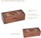 Bits and Pieces - Stash Your Cash - Secret Puzzle Box Brainteaser - Wooden Secret Compartment Brain Game for Adults