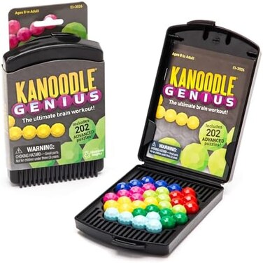 Educational Insights Kanoodle Genius Puzzle Game, Stocking Stuffer For Adults, Teens &amp; Kids, 3-D Over 200 Challenges, Ages 8+