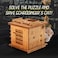 iDventure Cluebox - Schroedingers Cat - Escape Room game - Puzzle box - 3D wooden puzzle - treasure box - gift box - 3D puzzles for adults - brain teaser - birthday gift gadget for men - money box