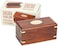 Bits and Pieces - The Secret Enigma Gift Box - Wooden Brainteaser Puzzle Box