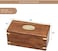 Bits and Pieces - The Secret Enigma Gift Box - Wooden Brainteaser Puzzle Box