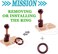 KINGOU 4 Pack Classical Wooden Puzzle Set Solution Rope Central Brain Teaser for Adults Game