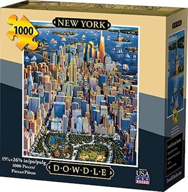 D&middot;O&middot;W&middot;D&middot;L&middot;E Dowdle Folk Art Puzzles - New York City Puzzle, 1000 Pieces