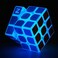 TANCH Glow in the Dark speed Cube 3x3x3 Magic Cube Puzzle Toy Half transparent