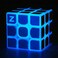 TANCH Glow in the Dark speed Cube 3x3x3 Magic Cube Puzzle Toy Half transparent