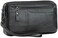 Hebetag Men Leather Clutch Purse Wallet Wristlet Zipper Passport Coin Phone Card Carrier Organizer Holder Wrist Bag Pack For Business Travel Casual Handbag Black