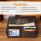 Christian Art Gifts Brown Genuine Leather Wallet - Isaiah 40:31