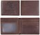 Christian Art Gifts Brown Genuine Leather Wallet - Isaiah 40:31