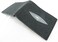 Pelgio Genuine Stingray Shagreen Skin Leather Bifold Wallet (Black)