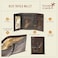 House of Jack Co. DEER Trifold Wallet   Full Grain Cowhide with Handburnished Finish   Mens Trifold Wallet   Deer Wallet   Outdoorsman Wallet For Men