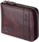 Admetus Men's Genuine Leather Bifold Zip-around Wallet with Elegant Gift Box