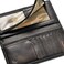 House of Jack Co. HOJ Co. DEER Long Bifold Wallet-Premium Grade Leather-Mens TALL Wallet With Hand Burnished Finish-Deer Hunter Gift (Deer Graphic Black)