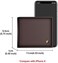 LAORENTOU Men's Wallets, Genuine Leather RFID Blocking Mens Bifold Wallets with Zipper Coin Pocket Casual Men Purse Slim Short Wallet Gift for Father day, Brown, One_Size, Business &amp; Leisure Wallet
