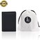 LB LEATHERBOSS Genuine Leather Police Shield Shape Badge Holder Bifold Wallet, Black
