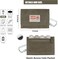 RE ROUGH ENOUGH Small Minimalist Travel Men Women Front Pocket Canvas Wallet Cases Credit Card Holder Coin Purse Money Organizers Cash Bags with Zipper Pockets for Boy School Outdoor Sport Casual