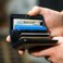 &Ouml;GON -DESIGNS- Aluminum Code Wallet, Pocket Safe, RFID Protection Against Fraud and Demagnetization, Secure Card Holder, Model Code Wallet